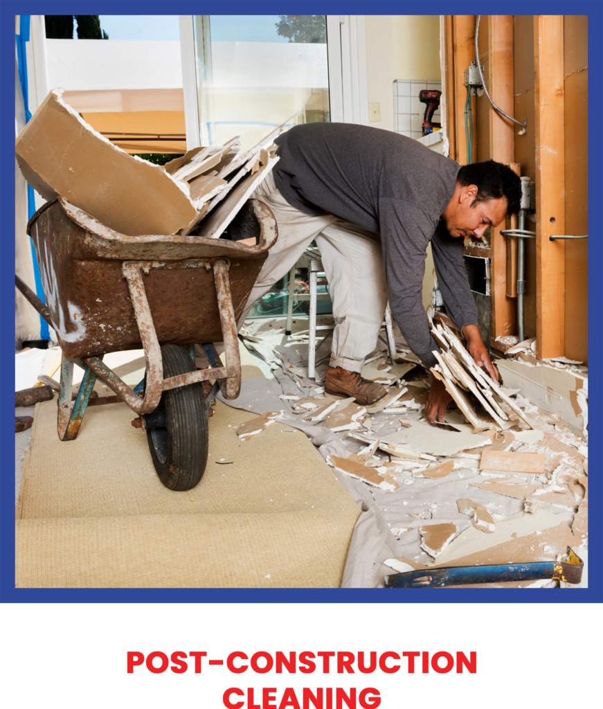Thorough post-construction cleaning services, leaving your property spotless and ready for use after any renovation or build.
